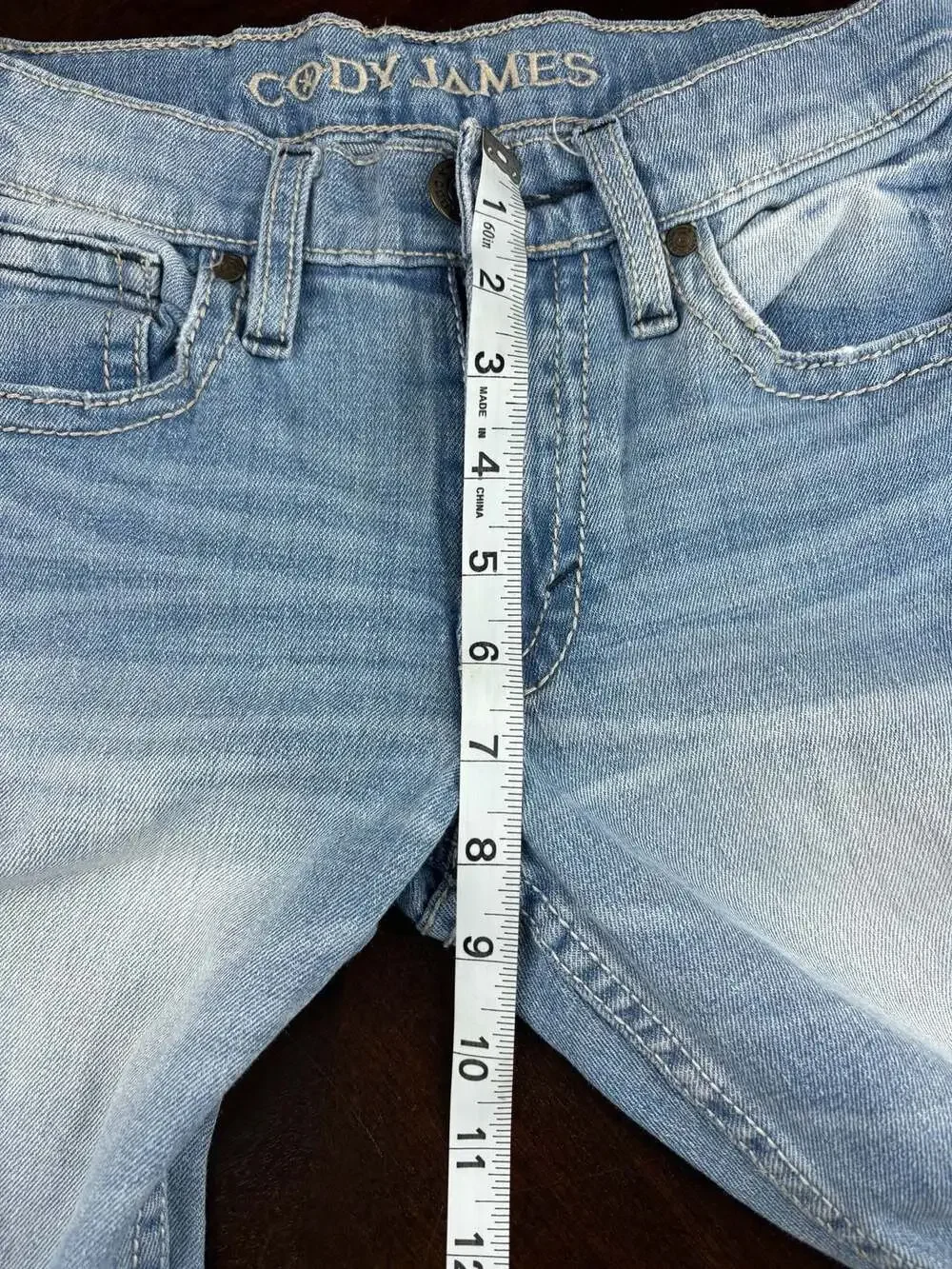 Cody James Boys Light Wash Bootcut Jeans Western Cowboy Denim Size 10 Reg